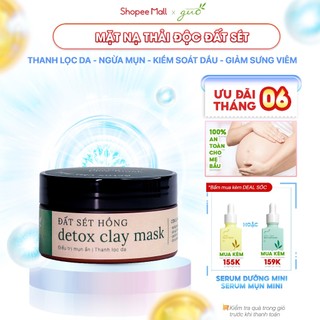 Mặt nạ đất sét thải độc cho bà bầu - detox clay mask 100gr