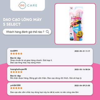 Dao Cạo Lông Mày S Select Nhật Bản (6 Chiếc/Gói)