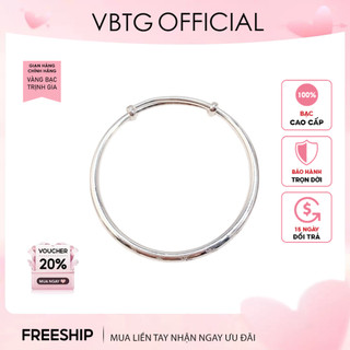 Lắc chân bạc trẻ em basic dễ đeo - lắc chân bạc ta cao cấp vbtg9021