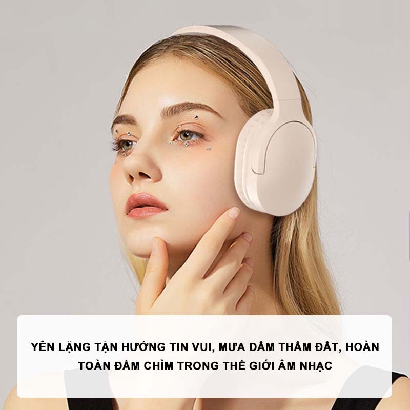 MKEPS P2961 Tai Nghe Bluetooth KhôNg DâY, TíCh HợP Microphone, âM Bass SâU, MàU SắC đáNg YêU | BigBuy360 - bigbuy360.vn