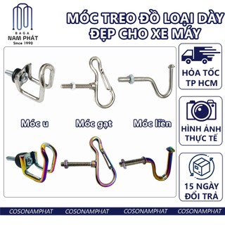 Móc Gạt Móc Liền  Móc U Loại Dày Inox Titan 7 Màu Móc máng đồ xe máy Móc treo đồ