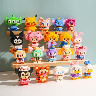 Mô hình lắp ráp 3D mini hoạt hình cho bé, đồ chơi xếp hình 3D