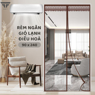 Rèm Nhựa Ngăn Lạnh Điều Hoà Ngăn Côn Trùng Ngăn Bụi PVC Trong Suốt Dễ Dàng Tháo Lắp 
