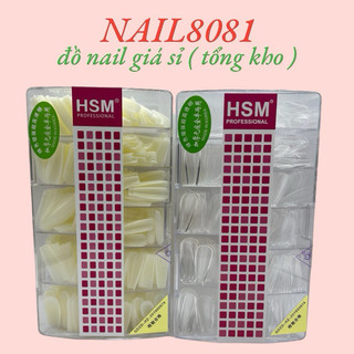[ HSM CHÍNH HÃNG ] Móng Úp HSM Tem Xanh Mã GDZD Hộp 500PCS