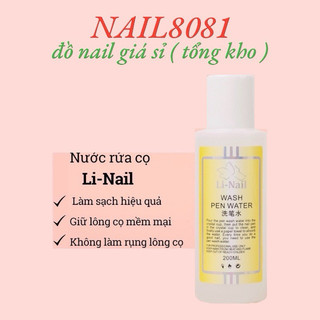 Nước rửa cọ li-nail chính hãng chai 200ml