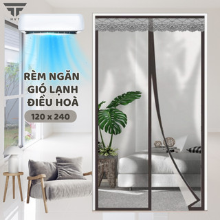 Rèm Nhựa Ngăn Lạnh Điều Hòa Trong Suốt Giá Rẻ   Từ Tính Tự Động Đóng, Chống Khói, Bụi