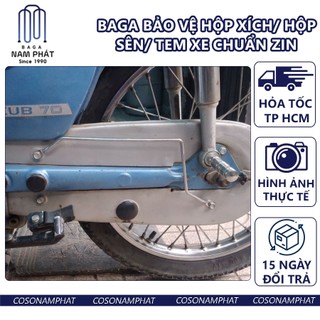 Bảo vệ carte xe cub thanh chuẩn Nam Phát hộp sên hộp xích hộp sích tem catte cate cúp cup