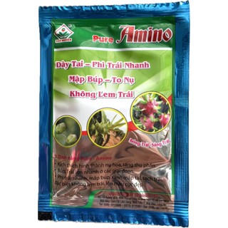 Phân Bón Chuyên Thanh Long - Pure Amino - Dày Tai - Mập Búp - To Nụ - Không Lem Trái - Gói 20ml