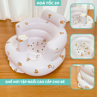 Ghế hơi tập ngồi cho bé 9BABY mẫu Cún con Corgi