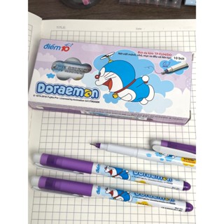 Bút lông kim, bút mực nước Doremon thiên Long ngòi 0.3mm nét viết mảnh không lem FL-04/DO
