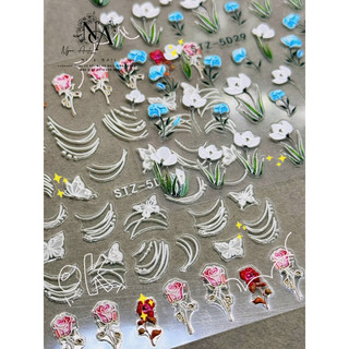 Sticker 5D dán móng tay chân làm nail💅💅💅