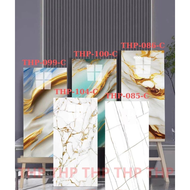 20 TẤM XỐP PHỦ PVC VÂN ĐÁ DÁN TƯỜNG KT 60 x 30 cm