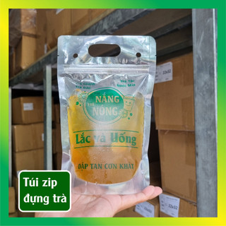 ( COMBO 5 KG) Túi zip trà chanh trong suốt in hình - VUI VUI STORE