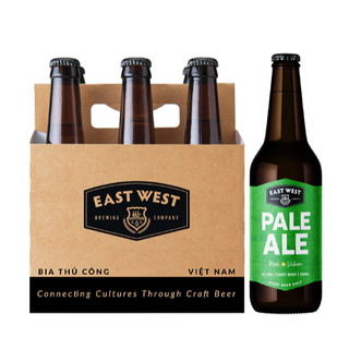 Bia thủ công east west pale ale hộp 6 chai 330ml