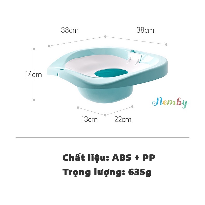 Chậu xông vùng kín phụ nữ xông và rửa vùng kín Nemby 3 chế độ giảm bệnh phụ khoa, đau trĩ sau sinh kèm vòi xịt