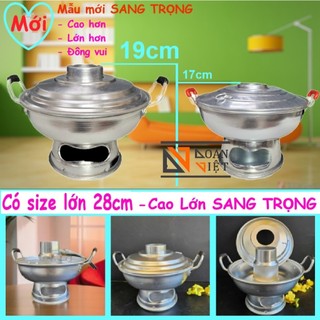 NỒI LẨU CÙ LAO - Lẩu THAN TRUYỀN THỐNG - Nồi Lẩu NÚI LỬA. Chất liệu Nhôm, dụng cụ nấu các món lẩu ĐẶC SẢN MIỀN TÂY