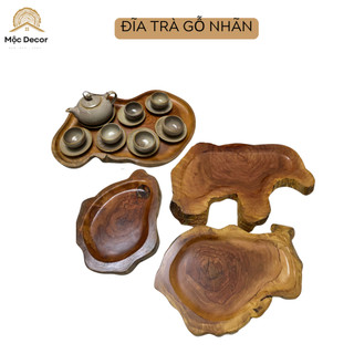 Đĩa trà gỗ uốn lượn tự nhiên