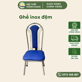 Ghế inox nệm giá rẻ