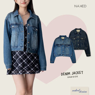 Áo khoác bò dáng ngắn naked by v - denim jacket