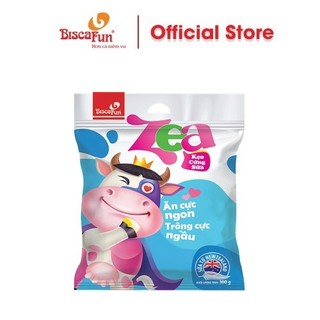Kẹo cứng sữa zea biscafun túi 70g