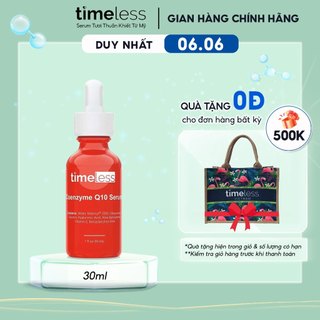 Serum Cấp Ẩm, Ngừa Lão Hóa Timeless Coenzyme Q10 30ml