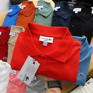 Áo Polo Nam Ngắn Tay Lcst trơn, Form Slim-Fit, chất vải cotton cá sấu, thấm hút mồ hôi, Hàng VNXK - PL121