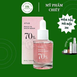 Serum đào dưỡng sáng 𝗔𝗡𝗨𝗔 𝗣𝗘𝗔𝗖𝗛 𝟳𝟬% 𝗡𝗜𝗔𝗖𝗜𝗡𝗔𝗠𝗜𝗗𝗘 𝗦𝗘𝗥𝗨𝗠 30ml