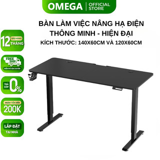Bàn Làm Việc Nâng Hạ Điện Thông Minh Dài 1m2, 1m4 – Bàn Công Thái Học Ergonomic