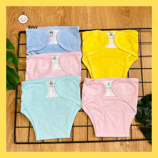 Túi 5 Cái Tã Vải sơ sinh Thái Hà Thịnh - Có 3 Size 1,2,3 cho bé sơ sinh -8kg - Chất vải cotton mềm, miếng dán bo mềm
