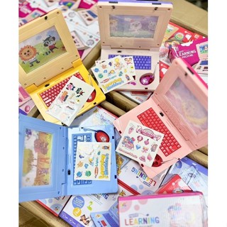 Đồ chơi, laptop cho bé. Sản phẩm chạy bằng pin con thỏ, có nhạc , đèn led, tặng ticker hình ngộ nghĩnh