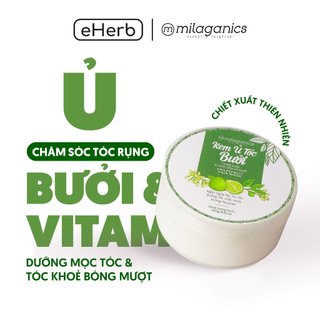 Kem ủ tóc bưởi phục hồi tóc hư tổn, mọc tóc từ tinh dầu bưởi nguyên chất MILAGANICS 250gr