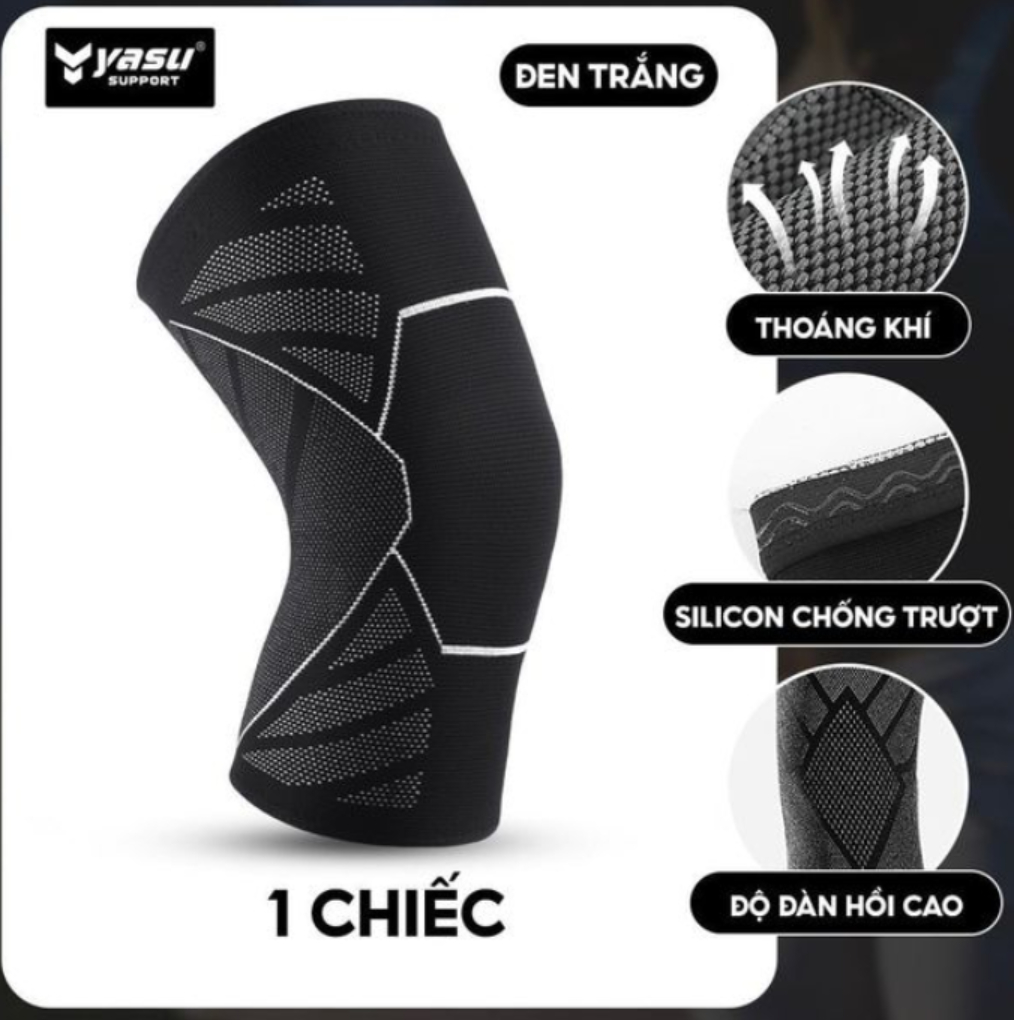 Băng gối bóng đá, bóng chuyền vải dệt kim 3D cao cấp YASU 7718C (1 chiếc)