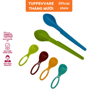 Muỗng Tupperware cho bé ăn dặm, ăn sữa chua, muỗng gia vị nhựa nguyên sinh