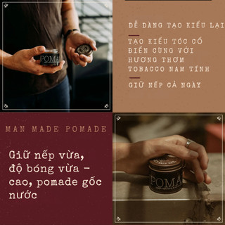 Sáp Vuốt Tóc 18.21 MAN MADE POMADE 56g