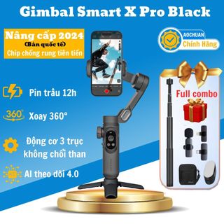 Gimbal điện thoại chống rung Smart X Pro nâng cấp 2024 chính hãng AOCHUAN