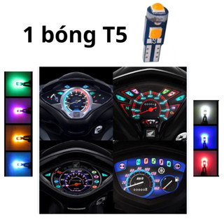 [VG82] 1 bóng Đèn LED T5 3SMD 3030 gắn mặt đồng hồ xe Sirius Wave nhỏ Ex135 Wave Blade Galaxy SYM Fu  nguồn 12V DC