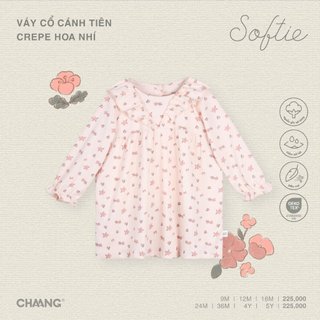 Chaang váy bé gái Crepe SS2024D07