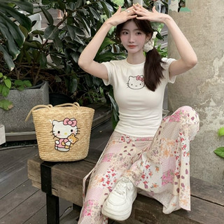 Áo thun nữ,áo baby tee bigsize in hình hello kitty dễ thương A57