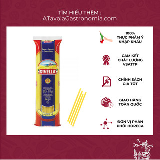 Mì ý linguine sợi dẹt divella gói 500g