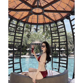 Bikini nhung - 2 mảnh basic siêu sexy