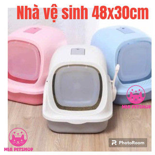 Nhà vệ sinh cho mèo 49x38cm kèm xẻng