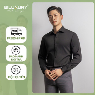 Áo Sơ Mi Dài Tay 7SMDB301 Biluxury Từ Sợi Tre Mềm Mịn, Chống Nhăn, Kháng Khuẩn
