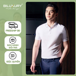  Áo Polo Nam Biluxury 7APCT001 Form Slimfit Ôm Vừa Tôn Dáng Phối Viền Cổ Nổi Bật