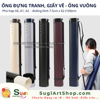 Ống đựng tranh, Ống đựng giấy vẽ - ống vuông