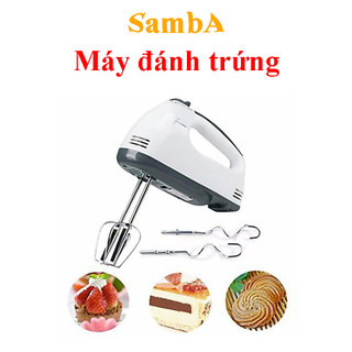 Máy đánh trứng cầm tay mini scarlett có 7 cấp độ đánh trứng làm kem - Samba