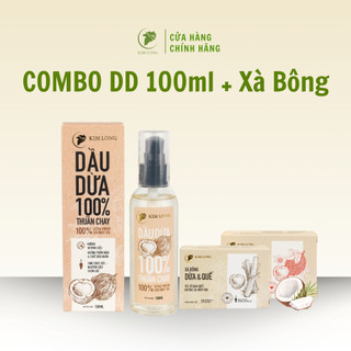 Combo dầu dừa 100ml + xà bông dừa