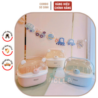 Giá úp bình sữa storage box, giá úp bình phi thuyền holla hl 15200 hl 15225 cao cấp tiện lợi