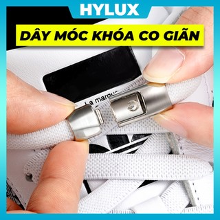 Dây Giày Móc Khóa Cài Co Giãn 8mm Không Cần Buộc Dây Thông Minh Chính Hãng HYLUX
