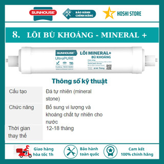 Lõi lọc nước số 8 SUNHOUSE SHRLL8- Maifan Lõi bổ sung khoáng chất