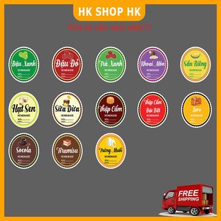 Tem nhân bánh trung thu - Tem Sticker Thank you - Tem niêm phong - Tem cảm ơn